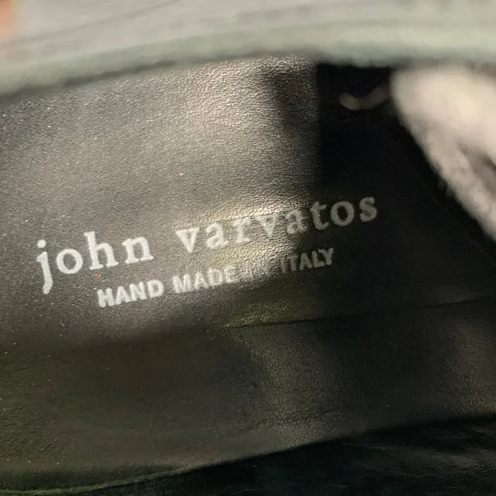 JOHN VARVATOS Size 9 Black Leather Oxford Lace Up Shoes
